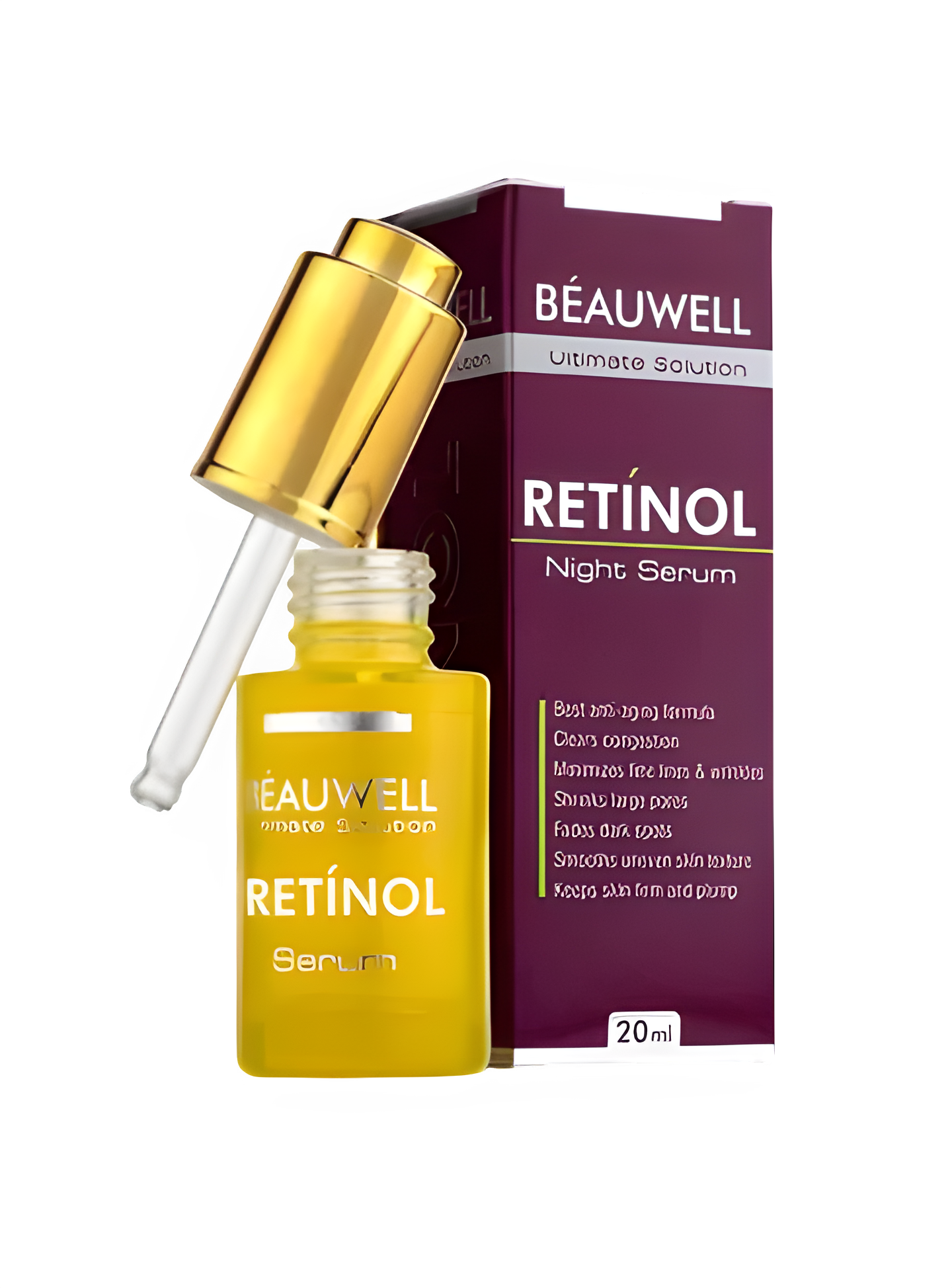 BEAUWELL Retinol Night Serum – Renew, Repair & Rejuvenate Your Skin Overnight